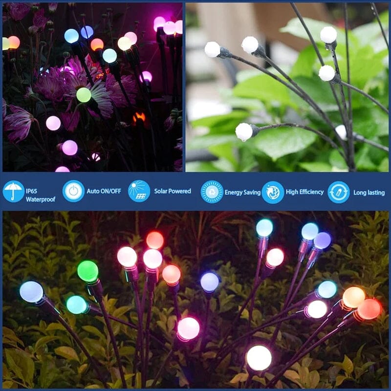 Vivolux | Solarbetriebene Glühwürmchen-Gartenleuchte