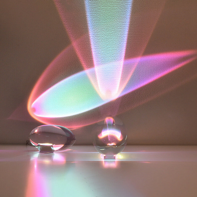 Vivolux | Kreative Kristallprojektion Engel-Augen-LED-Tischlampe