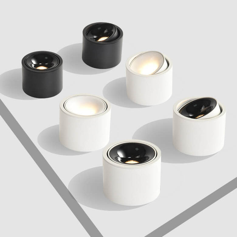 Vivolux | Origo Minimalistische LED Deckenleuchte - Verstellbarer Rund Einbaulampe