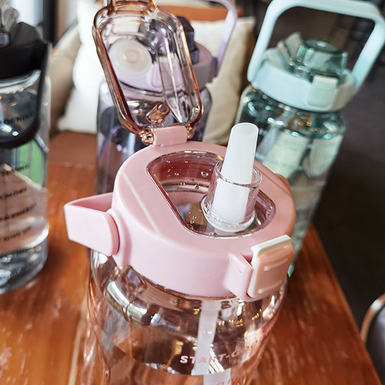 Vivolux | Großer Plastikbecher Tragbare Wasserflasche