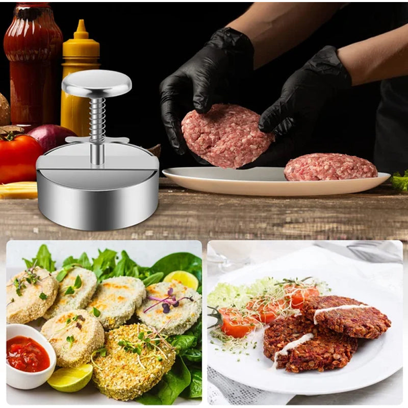 Vivolux | Manuelle Fleischpresse für Hamburger-Patties