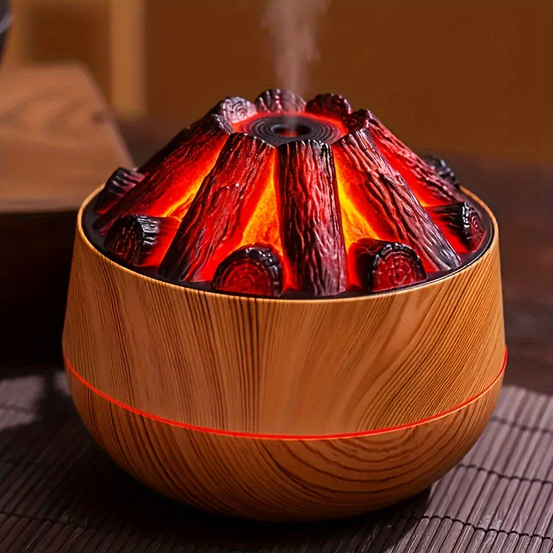 Vivolux | Feuerdiffusor - Mini simulierter Holzkohlefeuerluftbefeuchter mit realistischem Flammeneffekt