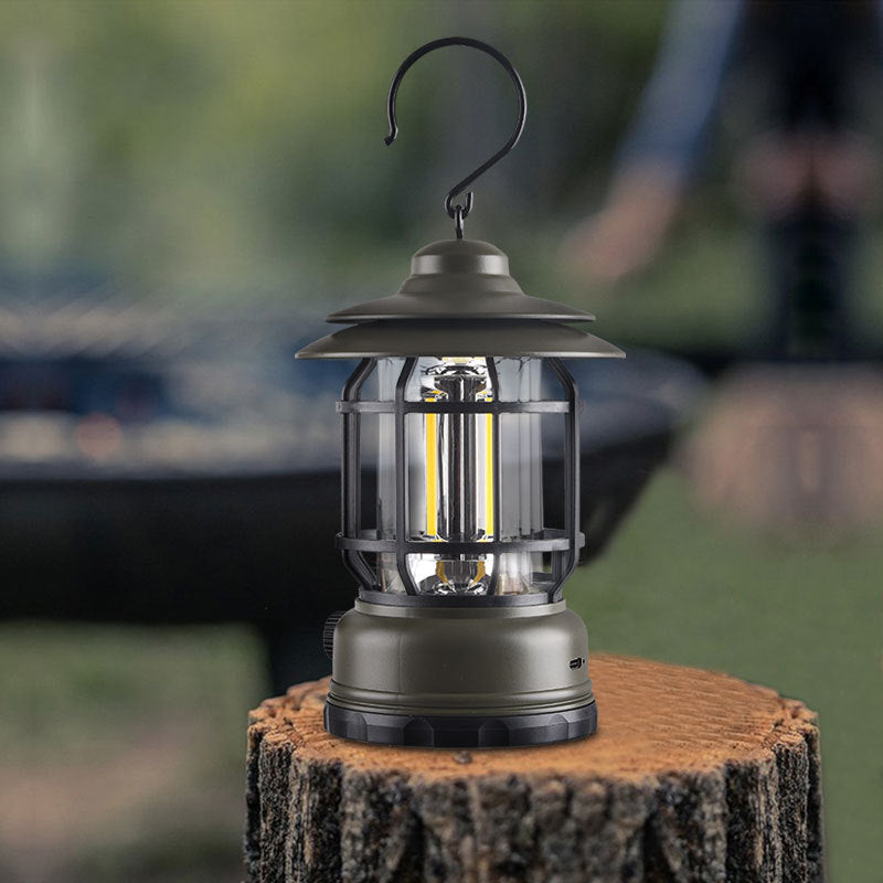 Vivolux | Zeitgenössische Industrie Tragbare USB Aufladbare Campinglampe Pferdelampe Für Outdoor