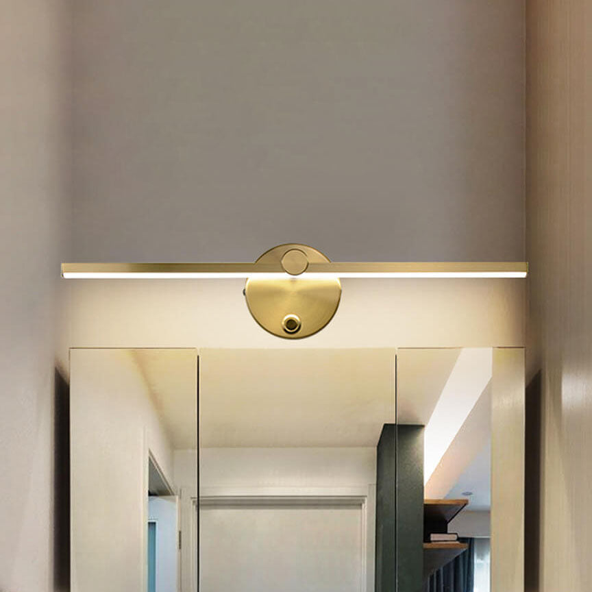 Vivolux | Nordic Minimalist Aluminium Lange Bar Schalter LED Spiegel Wandleuchte Lampe