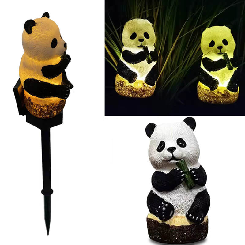 Vivolux | Solarharz Panda Outdoor wasserdichte Patioschmuckbodenstecklicht