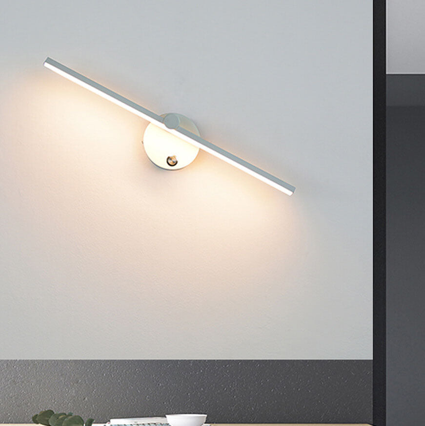 Vivolux | Nordic Minimalist Aluminium Lange Bar Schalter LED Spiegel Wandleuchte Lampe
