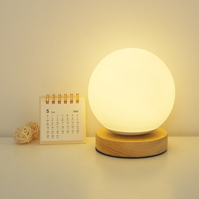 Vivolux | LumoAura USB LED Tischlampe | Wiederaufladbar | Warmes Licht | Minimalistisches Design für Zuhause