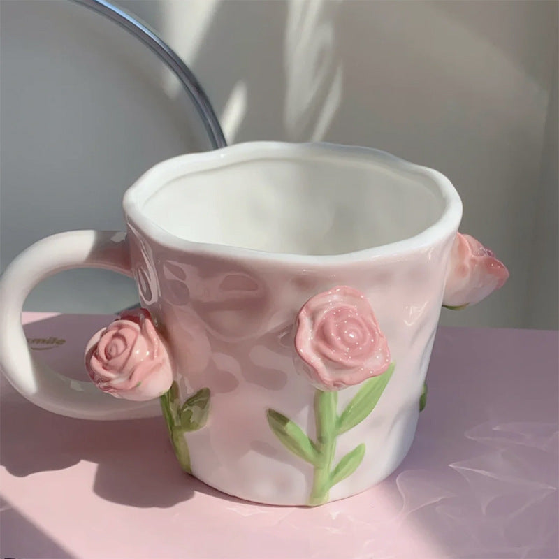 Vivolux | Frendorf 3D Floral Handbemalte Tasse
