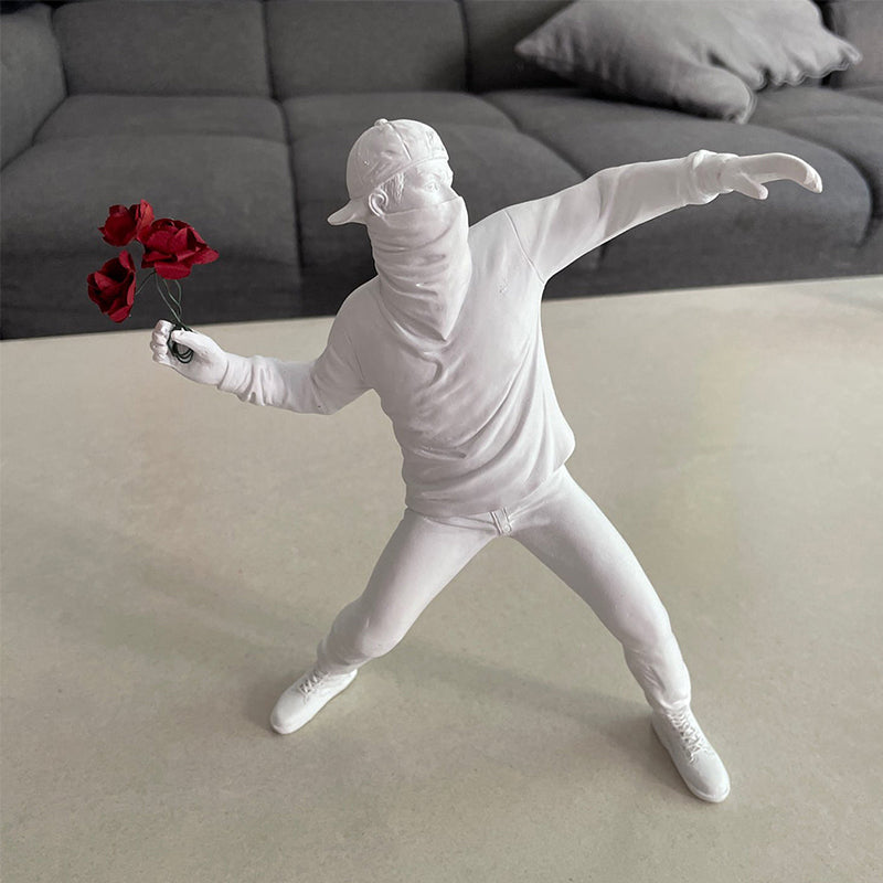 Vivolux | Banksy Flower Rioter Ornament