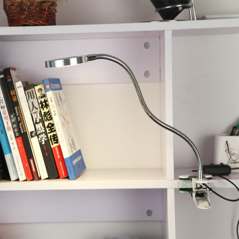 Vivolux | Kreative einfache USB Hose Knopf LED Lesen Clip Schreibtischlampe