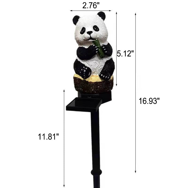 Vivolux | Solarharz Panda Outdoor wasserdichte Patioschmuckbodenstecklicht