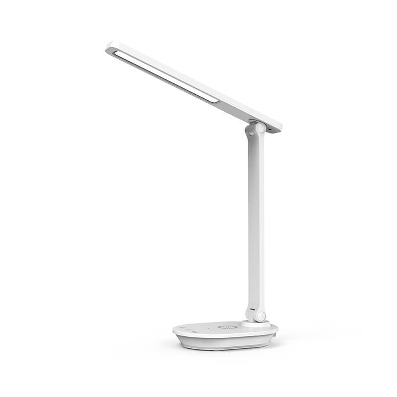 Vivolux | Moderne doppelte faltbare Augenpflege kabellose wiederaufladbare LED Schreibtischlampe
