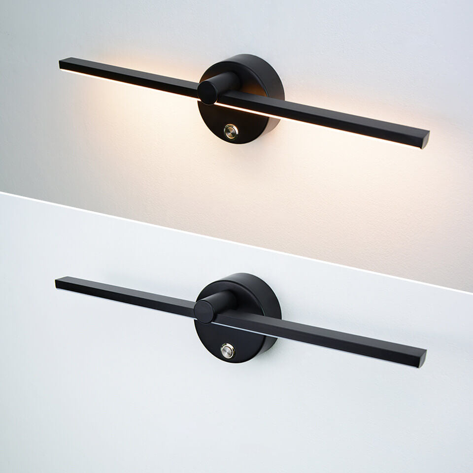Vivolux | Nordic Minimalist Aluminium Lange Bar Schalter LED Spiegel Wandleuchte Lampe