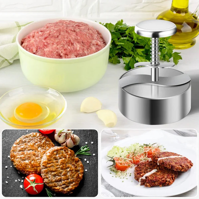 Vivolux | Manuelle Fleischpresse für Hamburger-Patties