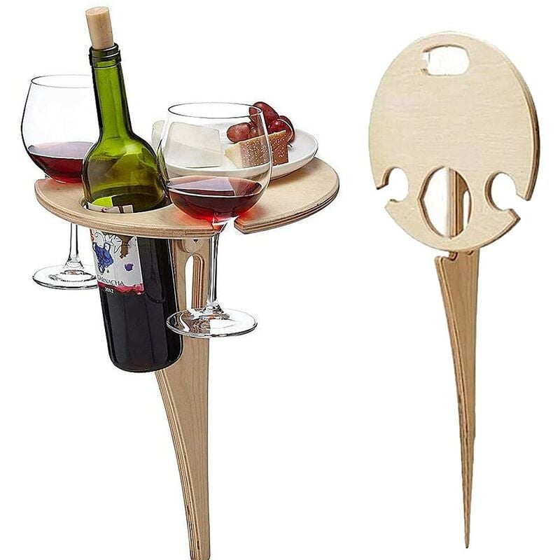 Vivolux | Outdoor tragbarer DIY Klapptisch für Wein