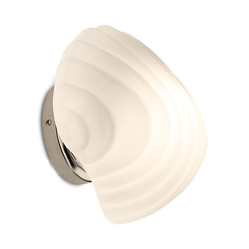Vivolux | Schlafzimmer Stillraum Muschel Wandlampe Acryl 1 Licht Wunderschöne moderne Wandleuchte in Weiß