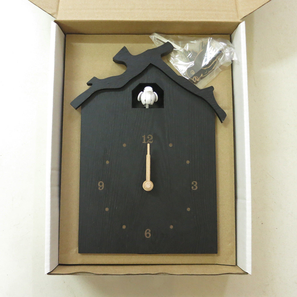 Vivolux | Cuckoo Pendelstille Wanduhr für das Wohnzimmer 12 Zoll