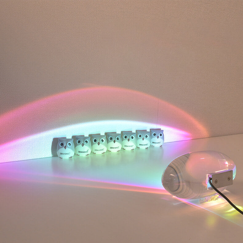 Vivolux | Kreative Kristallprojektion Engel-Augen-LED-Tischlampe
