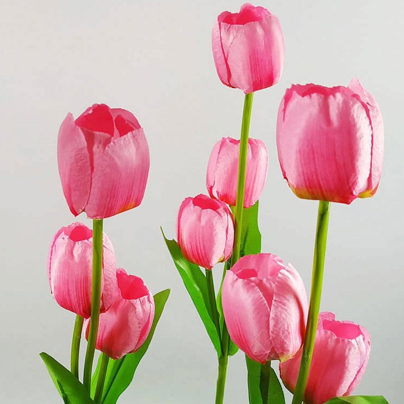 Vivolux | Solar Tulpe Rasenlicht Außen Garten LED Tulpe Blumenlicht Bodenstecker Landschaftslicht
