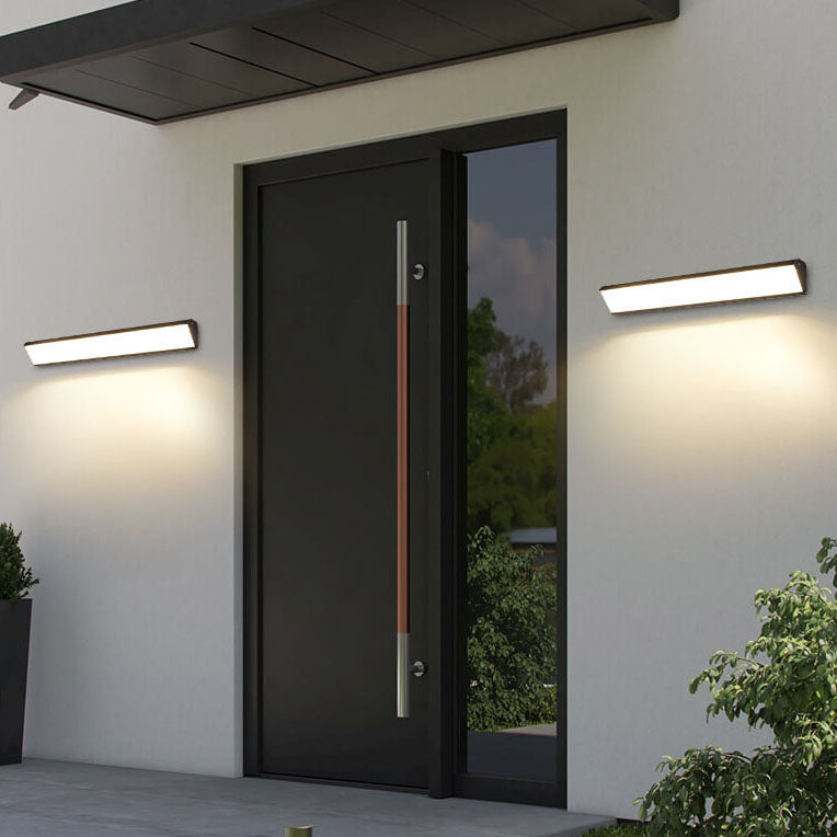 Vivolux | AquaBar Moderne LED Außenwandleuchte | Aluminium & Acryl | Langlebig & Wasserdicht | Warmweiß | Verschiedene Größen