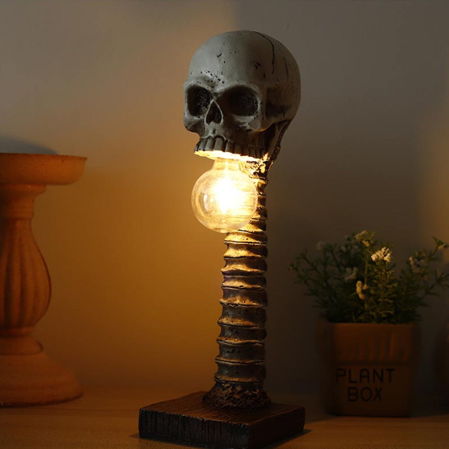 Vivolux | Horror-Skelett mit Wirbelsäulenlampe