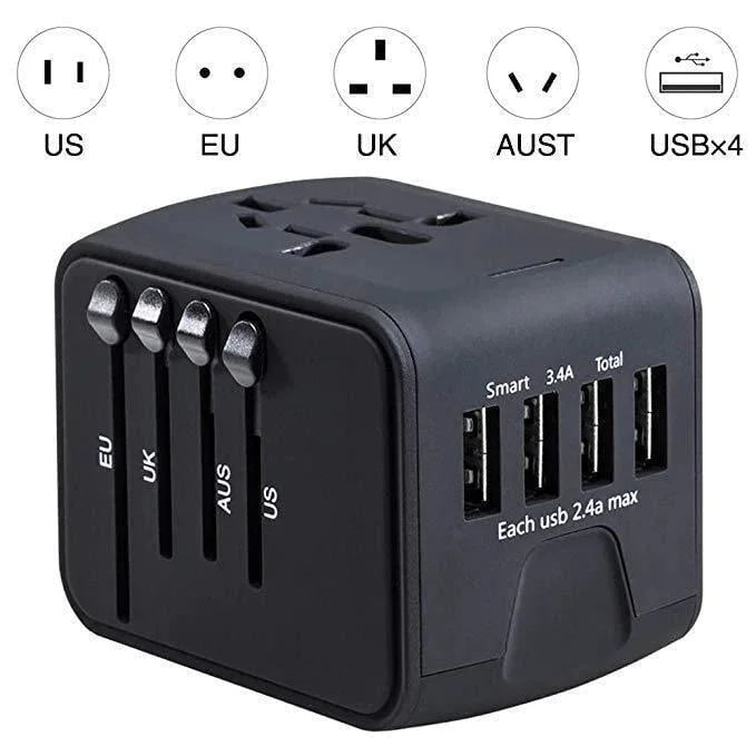 Vivolux | Universeller 100V-220V Smart Reiseadapter Spannungswandler