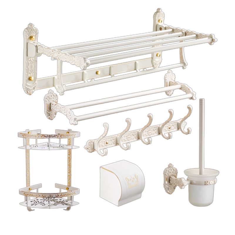 Vivolux | Traditionelles Badzubehör Set Weiß Badezimmeraccessoires Hardware Set