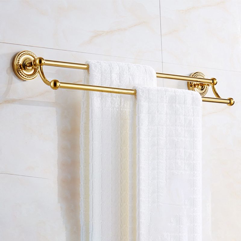 Vivolux | Traditionelles Goldenes Badzubehör-Set Kupfer Badezimmer Zubehör Kit