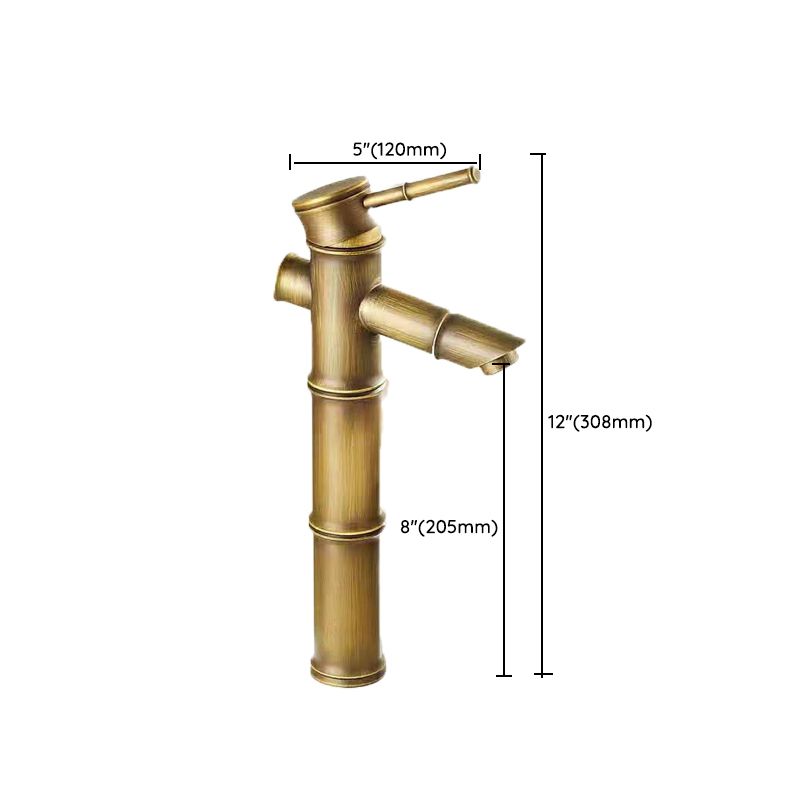 Vivolux | Rundes Einhand-Wasserhahn Landhausstil Waschbeckenarmatur