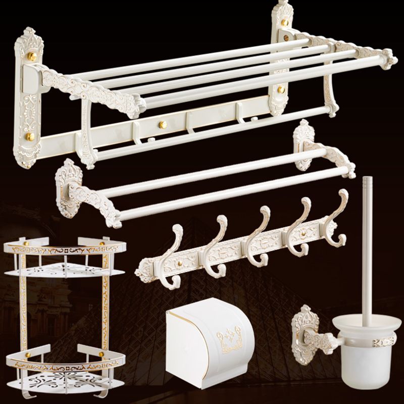 Vivolux | Traditionelles Badzubehör Set Weiß Badezimmeraccessoires Hardware Set