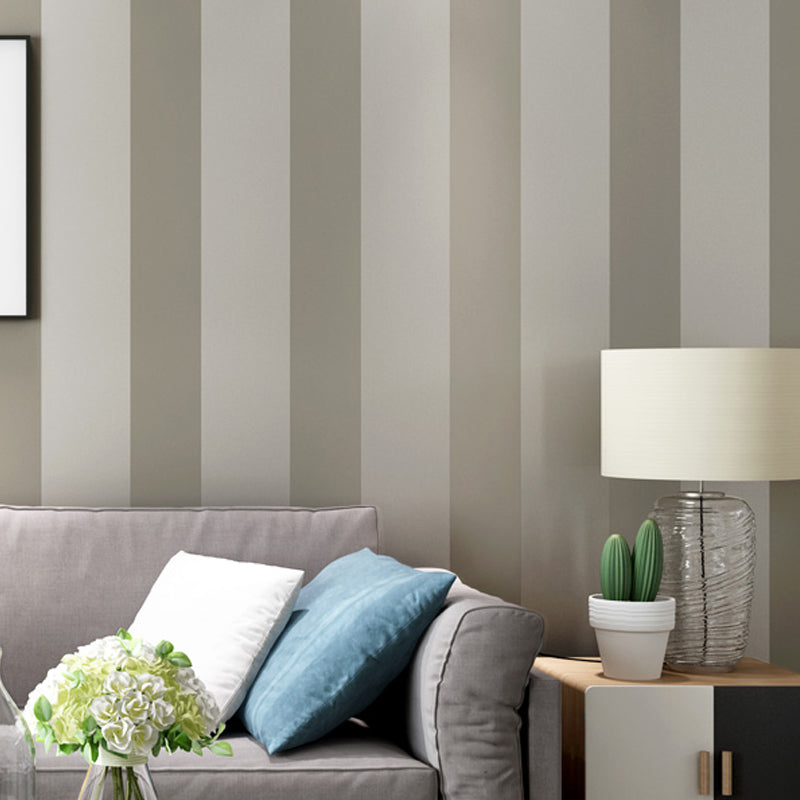 Vivolux | Streifen Tapetenrolle Minimalistische Vliesmaterial Wanddekoration für Restaurant