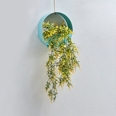 Vivolux | Nordic Floral Wand String Licht met Hangtouw Metaal Basis Fairy Licht voor Café Thee Winkel