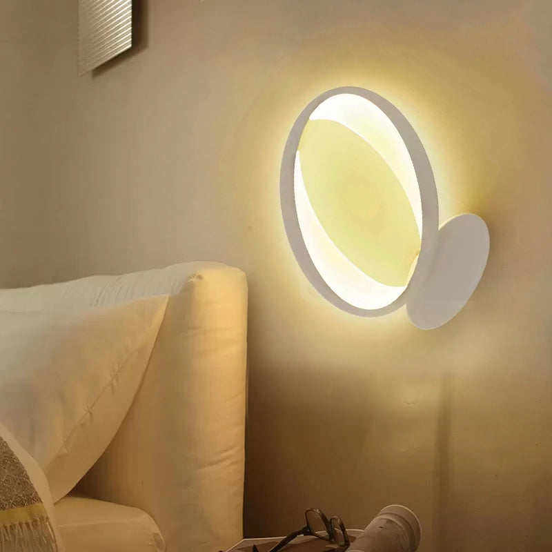 Vivolux | Ovaalvormige Eetkamer Wandlamp Acryl Moderne Stijl Witte Wandlamp in Wit/Warm