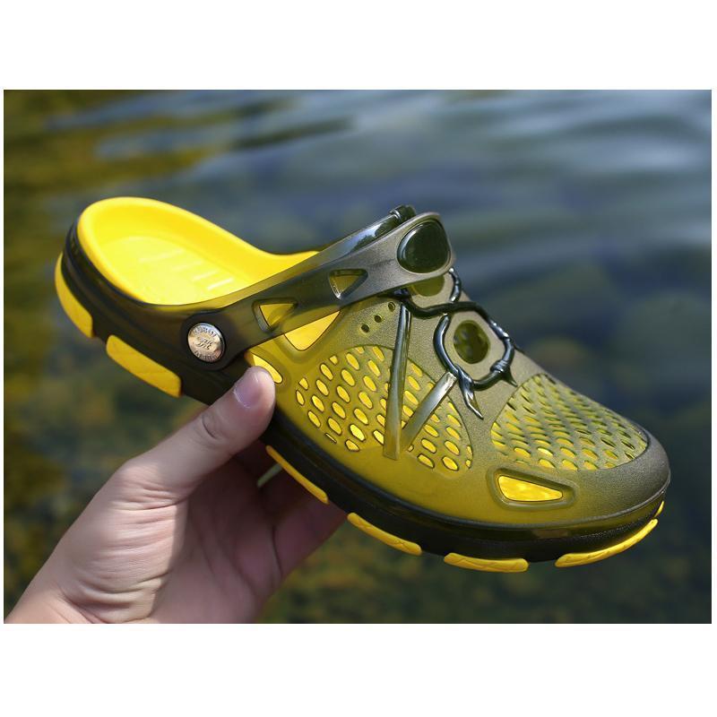 Vivolux | Herren Strandsandalen Atmungsaktiv Mesh Strand Pantoffel