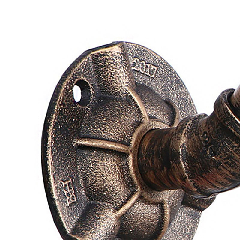 Vivolux | 1 Kopf Wasserleitung Wandlicht Wandleuchte Vintage Industrie Bronze Metallische Wandlampe für Flur