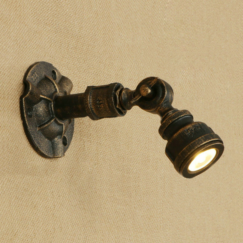 Vivolux | 1 Kopf Wasserleitung Wandlicht Wandleuchte Vintage Industrie Bronze Metallische Wandlampe für Flur