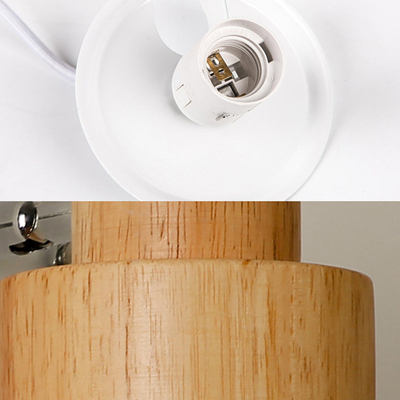 Vivolux | 1 bulb cilindrische wandlamp hedendaags witte metalen draaibare sconce lichtarmatuur voor gang