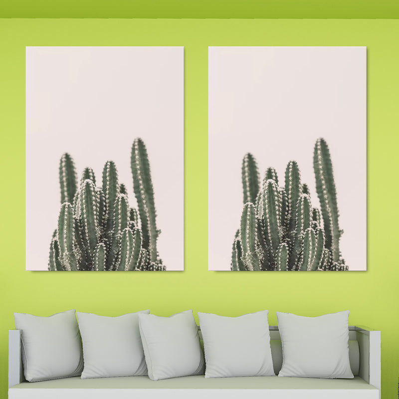 Vivolux | Tropische Plant Canvas Wandkunst Zachte Kleur Multi-Piece Wanddecoratie voor de Woonkamer