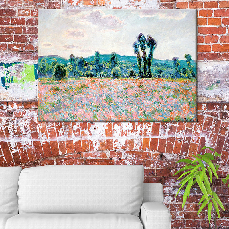 Vivolux | Rosa Lente Bloesem Schilderij Wanddecoratie Textuur Canvas Wandkunst voor Woonkamer