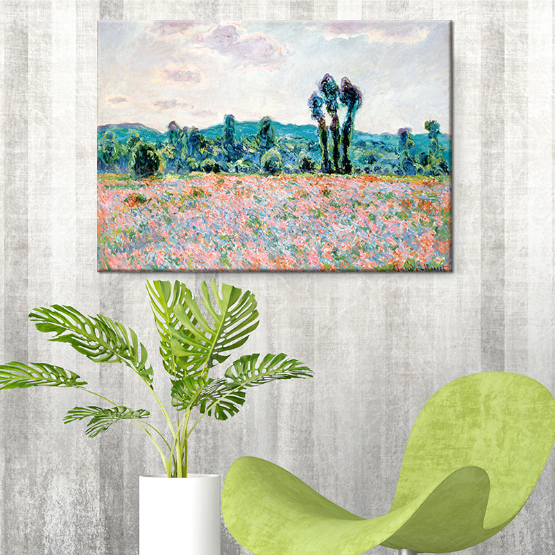 Vivolux | Rosa Lente Bloesem Schilderij Wanddecoratie Textuur Canvas Wandkunst voor Woonkamer