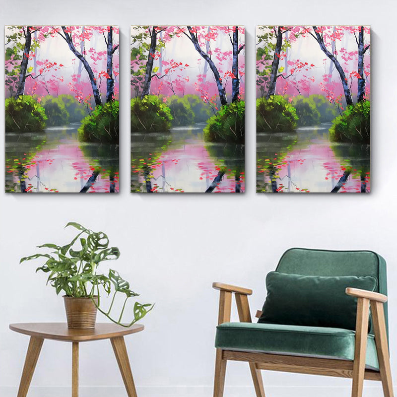 Vivolux | Scenery Schilderij Wanddecor Modern Stijl Textuurdoek Kunstafdruk voor Woonkamer