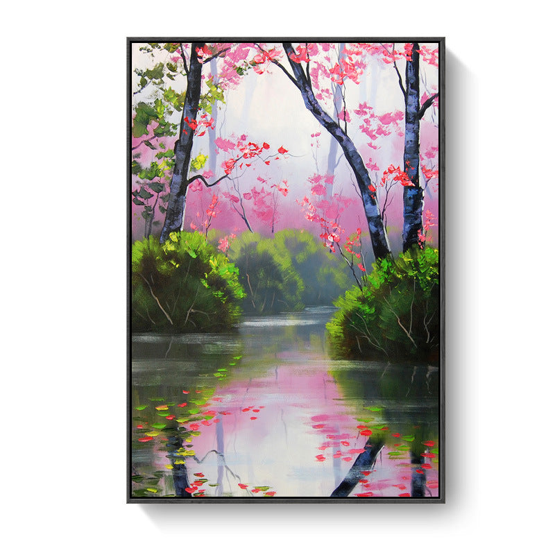 Vivolux | Scenery Schilderij Wanddecor Modern Stijl Textuurdoek Kunstafdruk voor Woonkamer