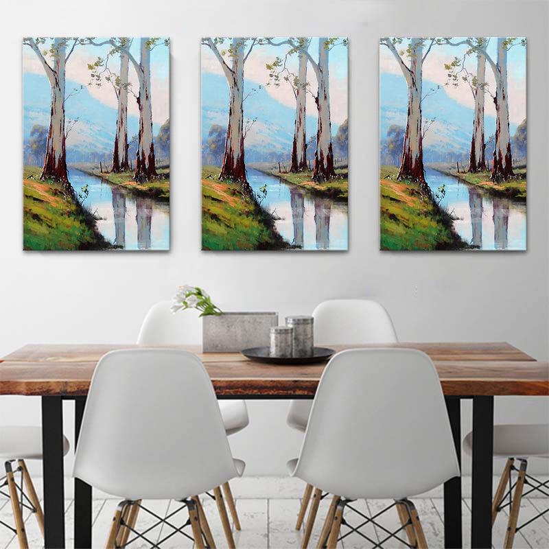 Vivolux | Scenery Schilderij Wanddecor Modern Stijl Textuurdoek Kunstafdruk voor Woonkamer
