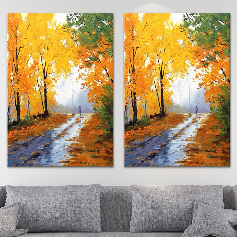 Vivolux | Scenery Schilderij Wanddecor Modern Stijl Textuurdoek Kunstafdruk voor Woonkamer