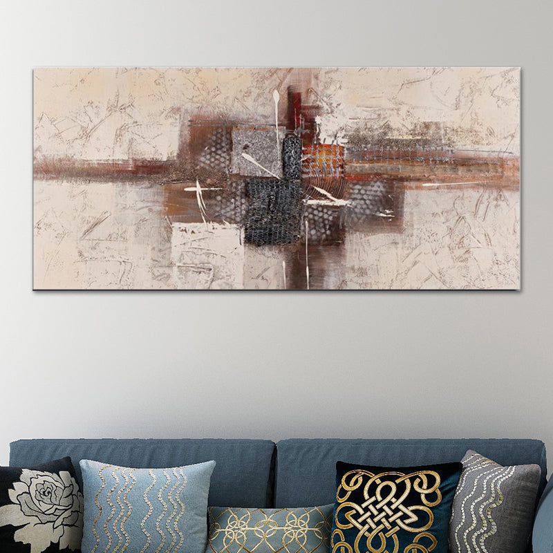 Vivolux | Textured Surface Abstract Wall Art Contemporary Canvas Painting for Home Decor