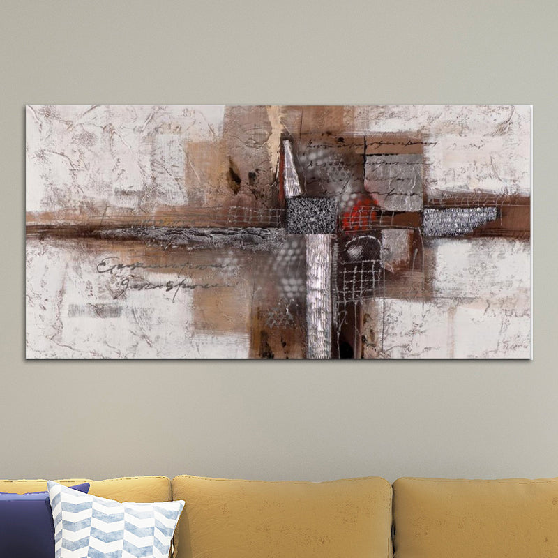 Vivolux | Textured Surface Abstract Wall Art Contemporary Canvas Painting for Home Decor