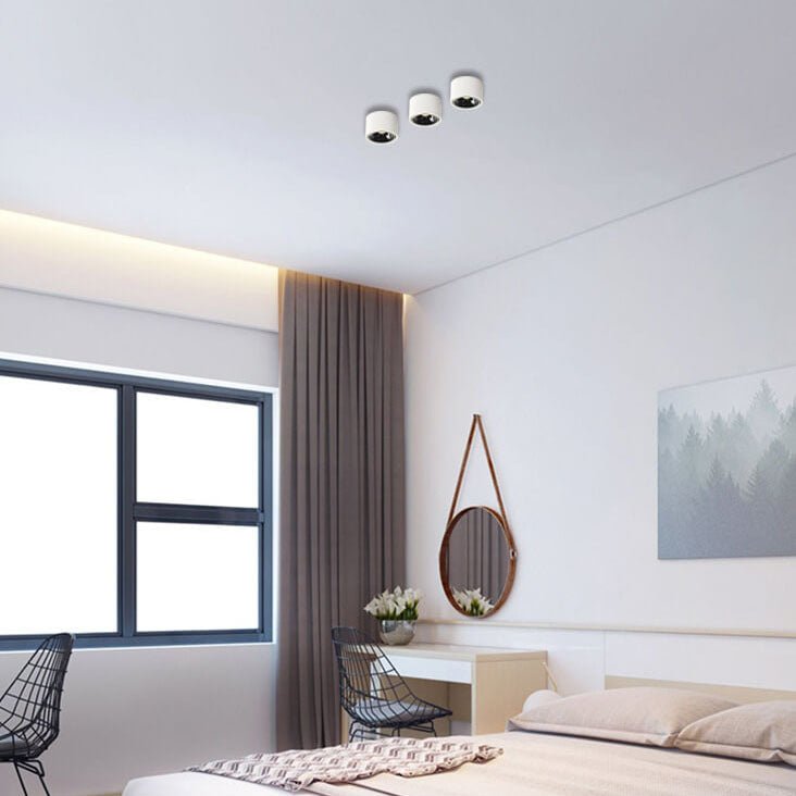 Vivolux | Origo Minimalistische LED Deckenleuchte - Verstellbarer Rund Einbaulampe