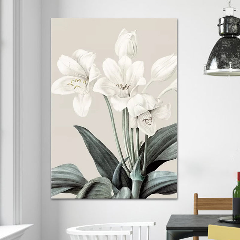 Vivolux | Stillleben Blumen Gemälde Leinwanddruck Moderne Texturierte Wandkunst für das Mädchenzimmer