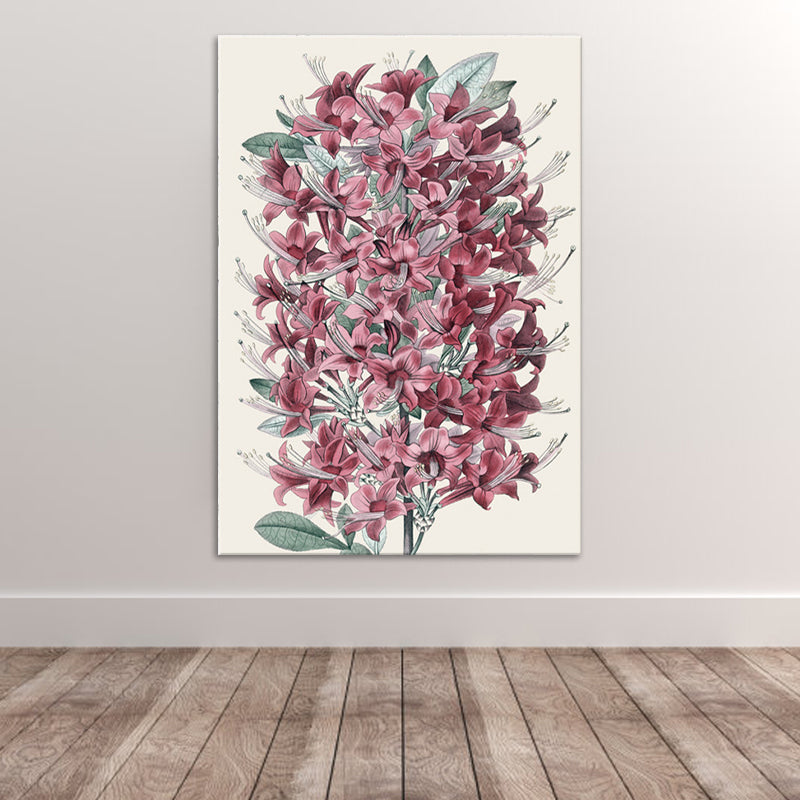 Vivolux | Stillleben Blumen Gemälde Leinwanddruck Moderne Texturierte Wandkunst für das Mädchenzimmer
