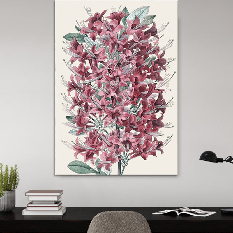 Vivolux | Stillleben Blumen Gemälde Leinwanddruck Moderne Texturierte Wandkunst für das Mädchenzimmer